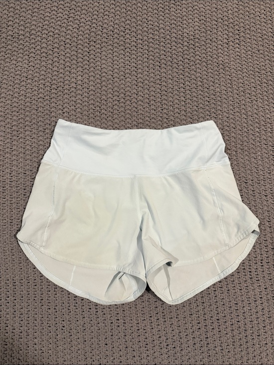 lululemon athletica Pants - lululemon athletica light blue 4” Speed Up Run/Training Shorts